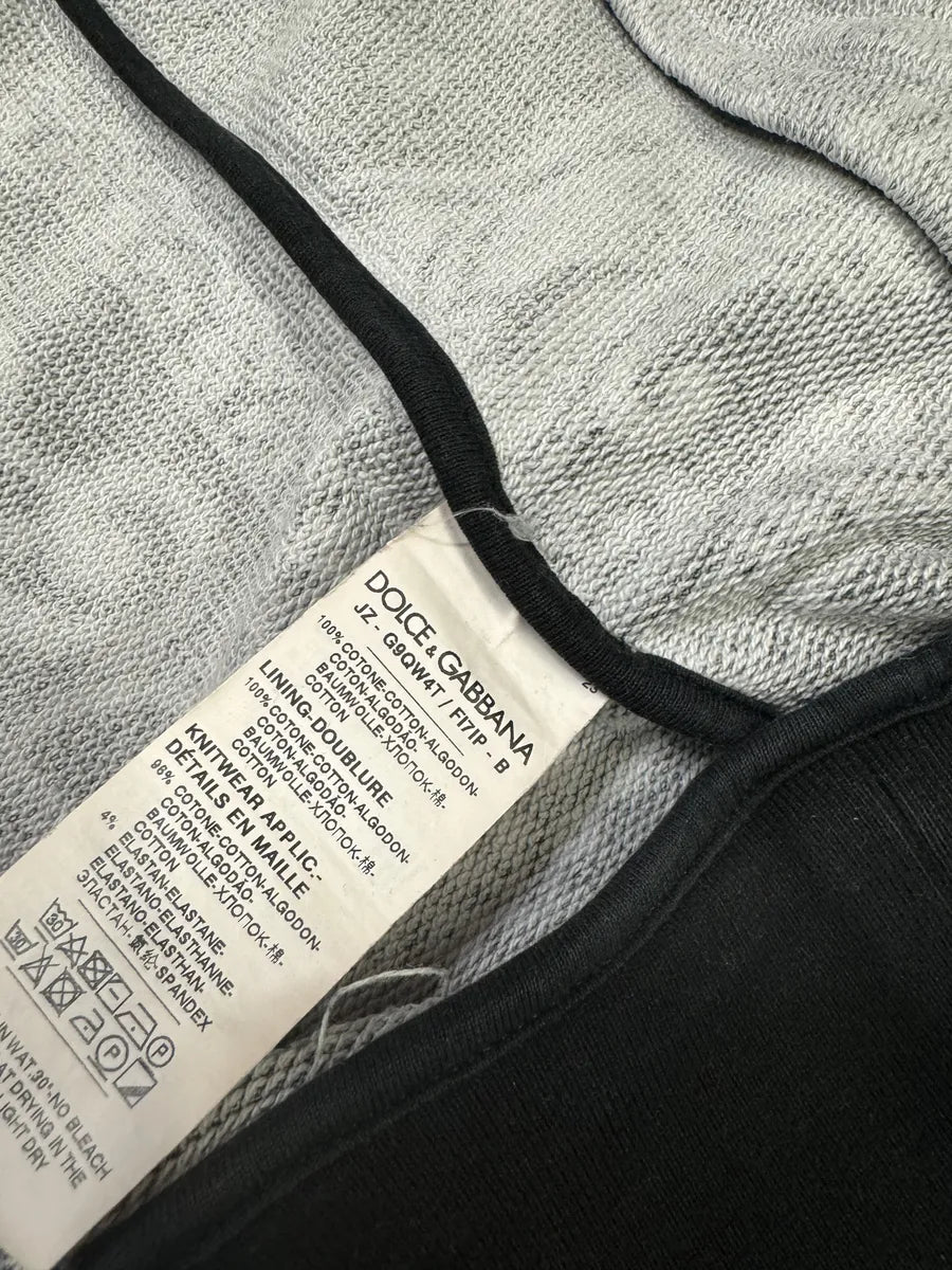 2010s Dolce & Gabbana Black & White Presley Hooded Sweatshirt simZvBm 9