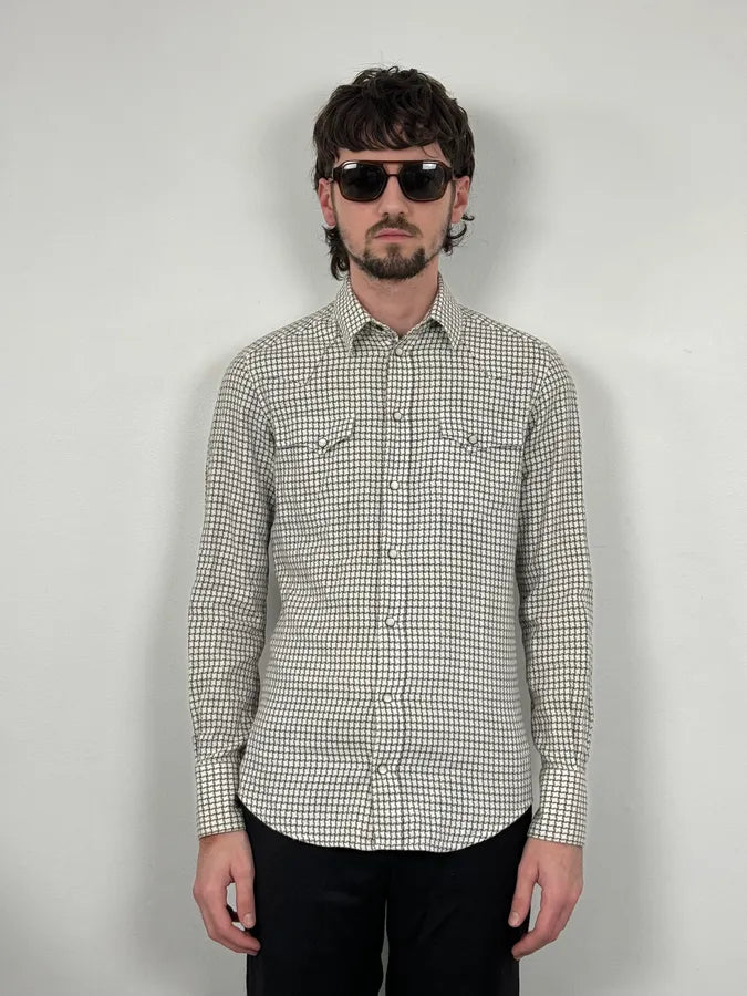 2010s Dolce & Gabbana Black & White Sicilian Premium Shirt ZeITbTS 1