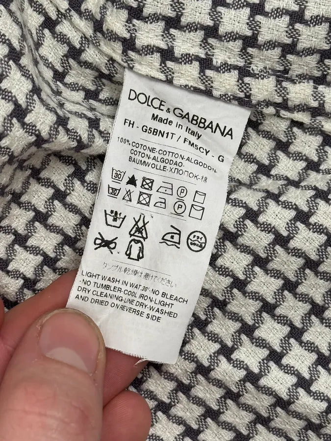 2010s Dolce & Gabbana Black & White Sicilian Premium Shirt ZeITbTS 13