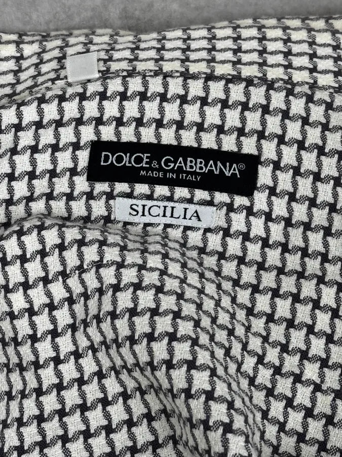 2010s Dolce & Gabbana Black & White Sicilian Premium Shirt ZeITbTS 10