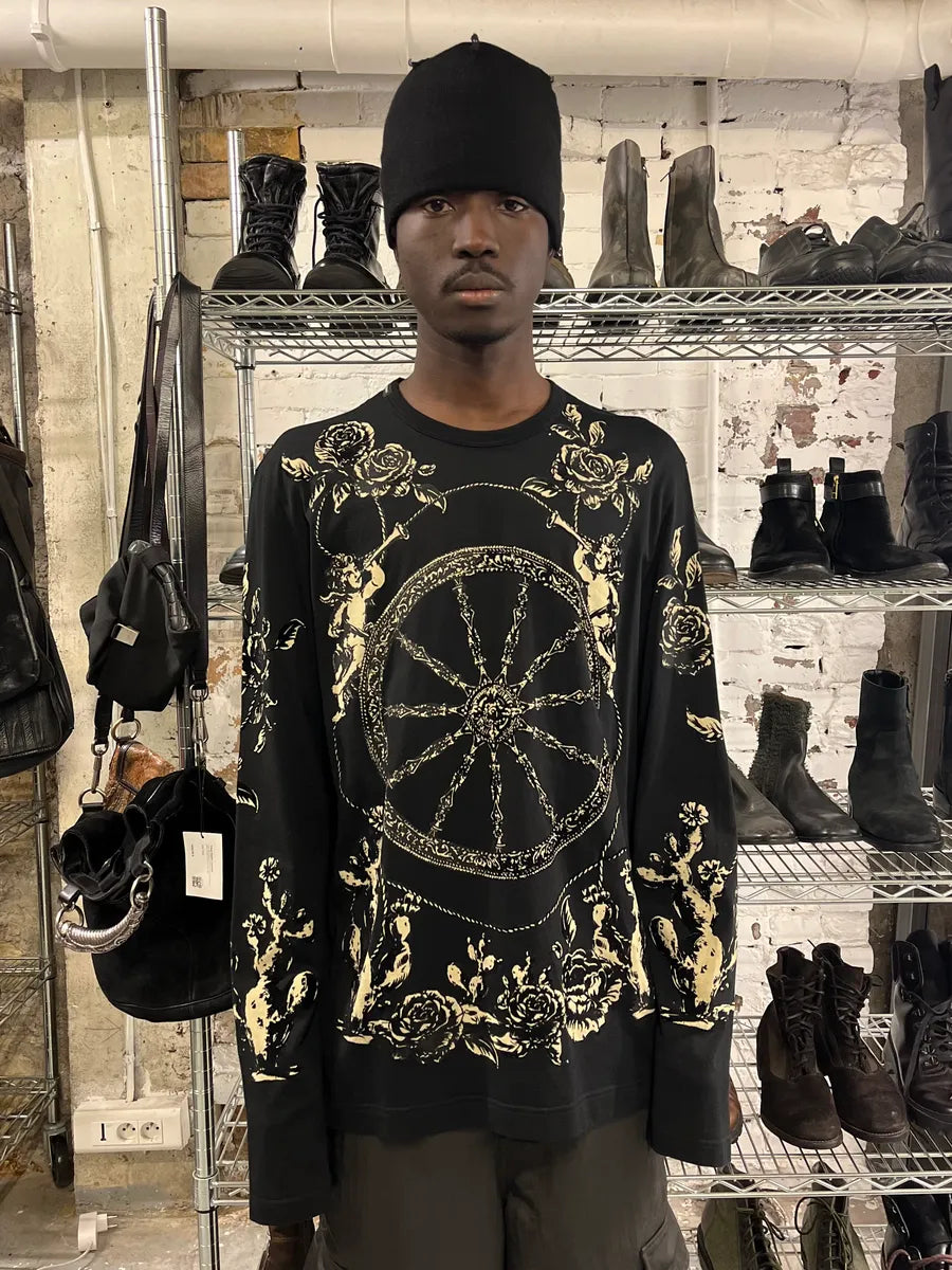 2010s Dolce & Gabbana Black Angels Relief Longsleeves kEuZpVq 1