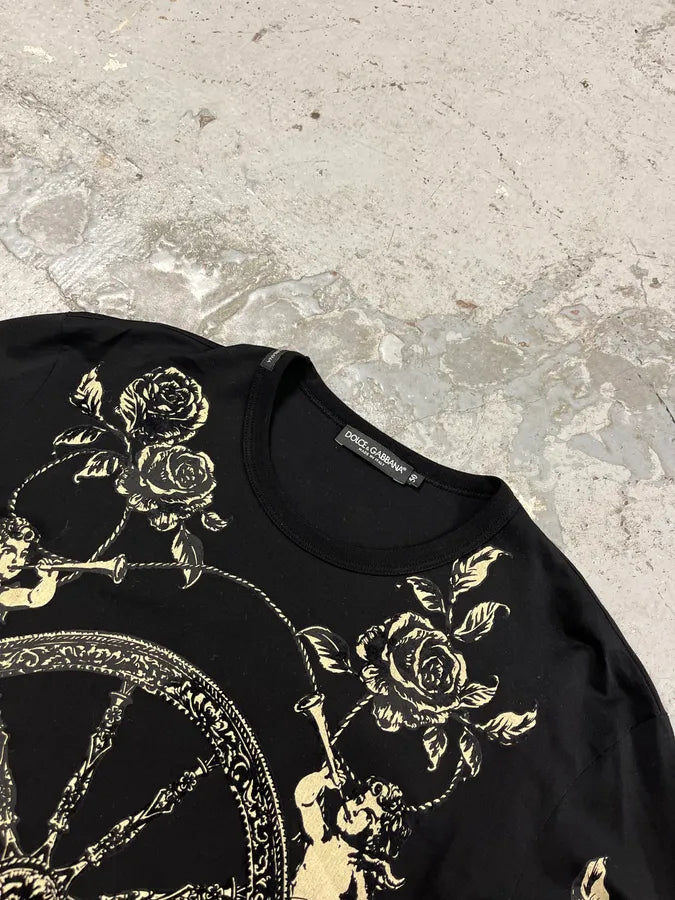 2010s Dolce & Gabbana Black Angels Relief Longsleeves kEuZpVq 4