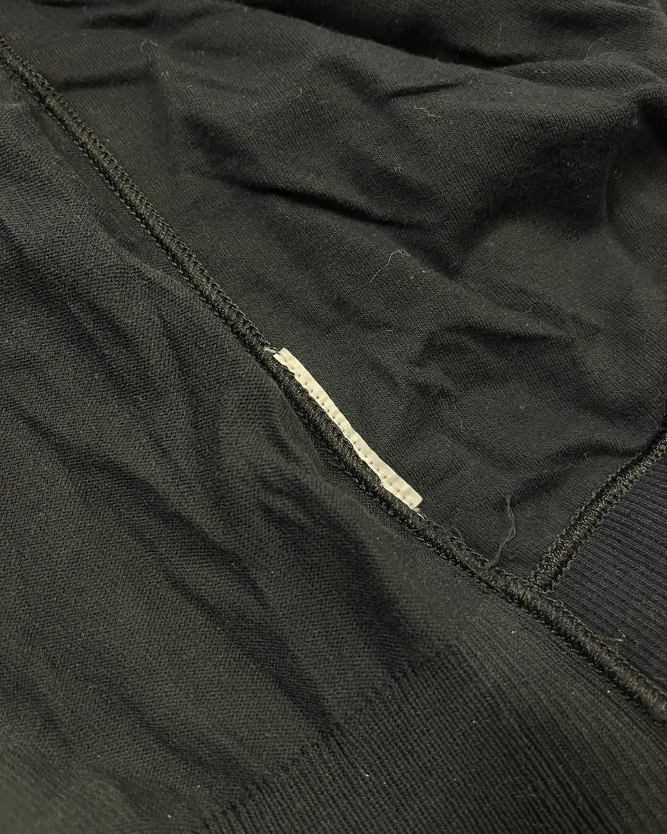 2010s Dolce & Gabbana Black Blend Leather Trim Zip-up Hoodie onrbYqP 10