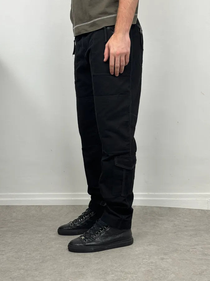 2010s Dolce & Gabbana Black Cargo Zip Multi Pockets Pants LGWLEYx 1