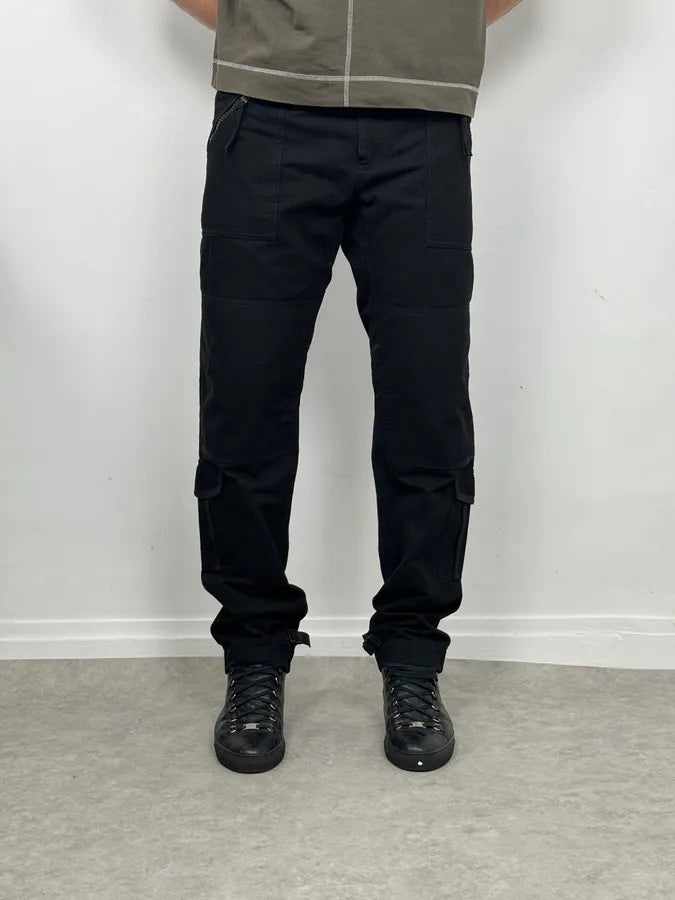 2010s Dolce & Gabbana Black Cargo Zip Multi Pockets Pants LGWLEYx 2