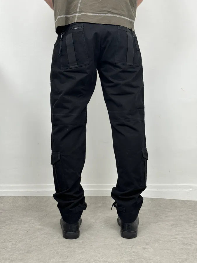 2010s Dolce & Gabbana Black Cargo Zip Multi Pockets Pants LGWLEYx 3