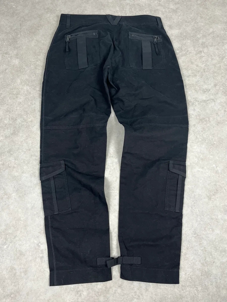 2010s Dolce & Gabbana Black Cargo Zip Multi Pockets Pants LGWLEYx 4