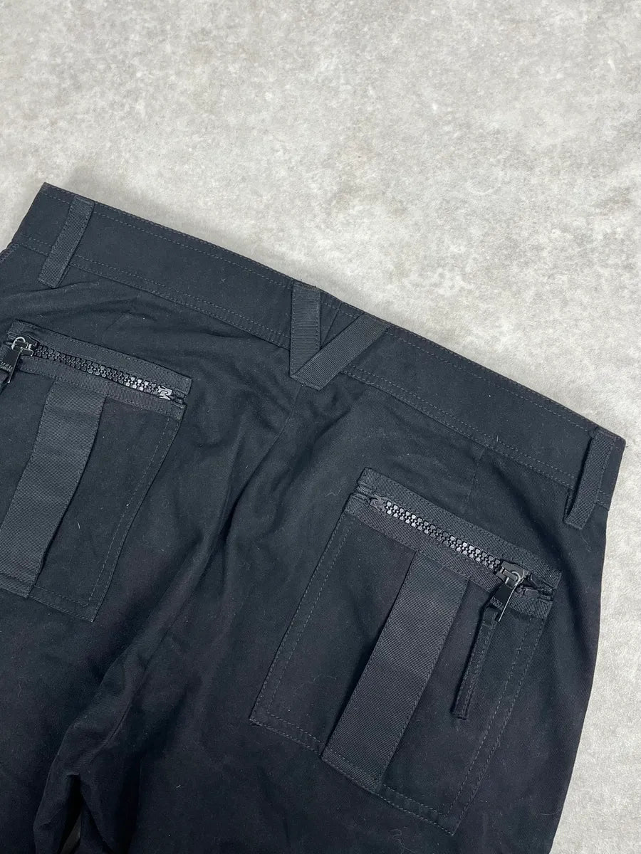 2010s Dolce & Gabbana Black Cargo Zip Multi Pockets Pants LGWLEYx 7