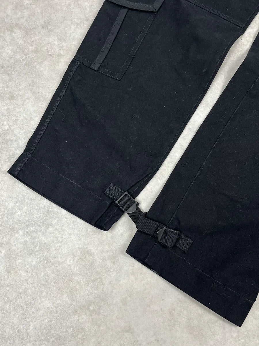 2010s Dolce & Gabbana Black Cargo Zip Multi Pockets Pants LGWLEYx 8