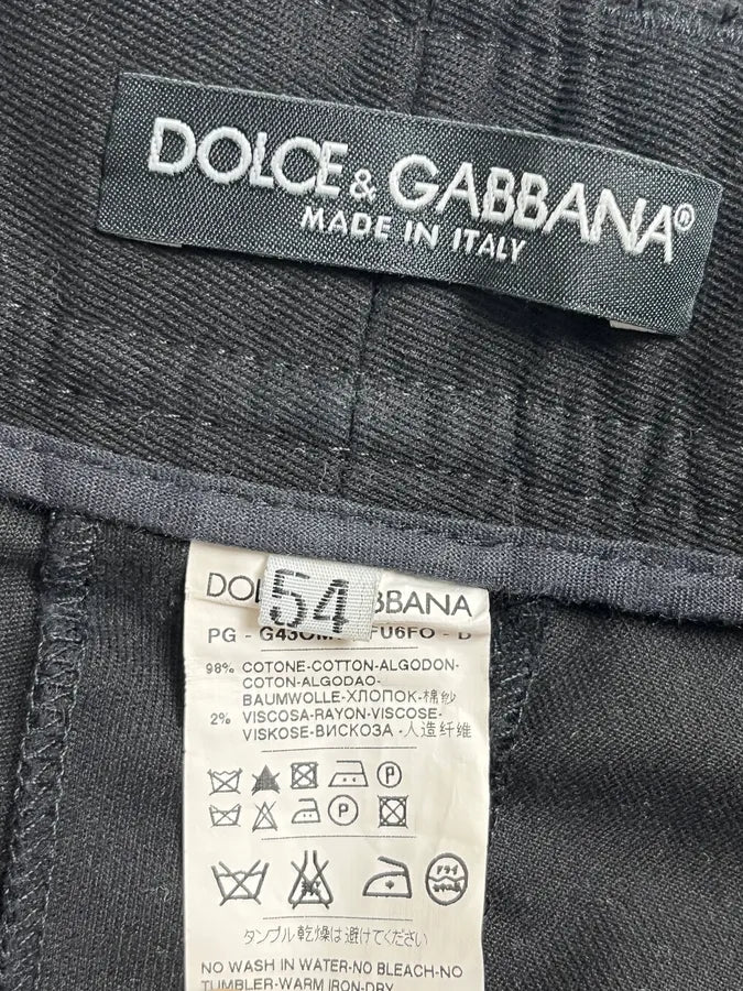2010s Dolce & Gabbana Black Cargo Zip Multi Pockets Pants LGWLEYx 9