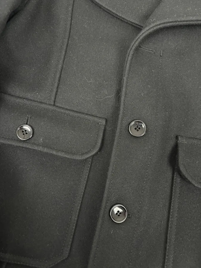 AW2006 Dolce & Gabbana Black Classy Buttoned Wool Jacket DEGejsX 6