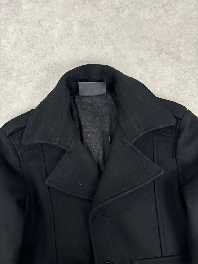 AW2006 Dolce & Gabbana Black Classy Buttoned Wool Jacket DEGejsX 3
