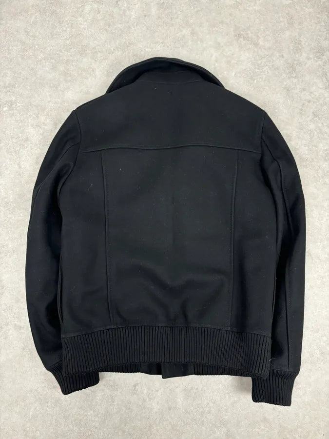 AW2006 Dolce & Gabbana Black Classy Buttoned Wool Jacket DEGejsX 4