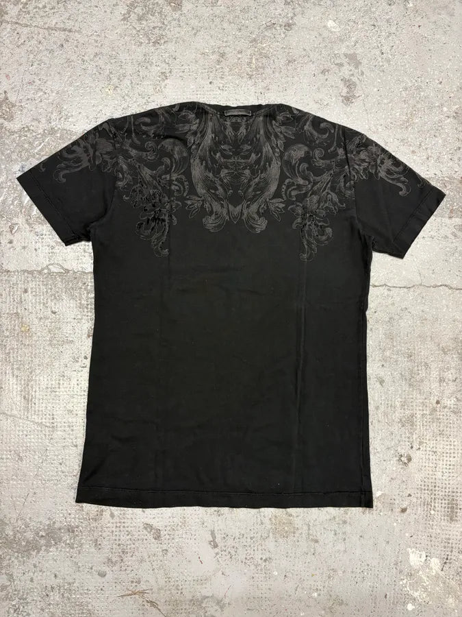 2010s Dolce & Gabbana Black Dynastic Royal T-Shirt ndlyeQR 4