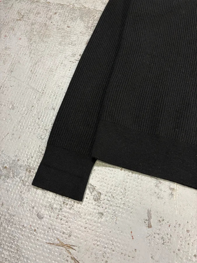 2010s Dolce & Gabbana Black Henley Sweater rNJsMTy 5