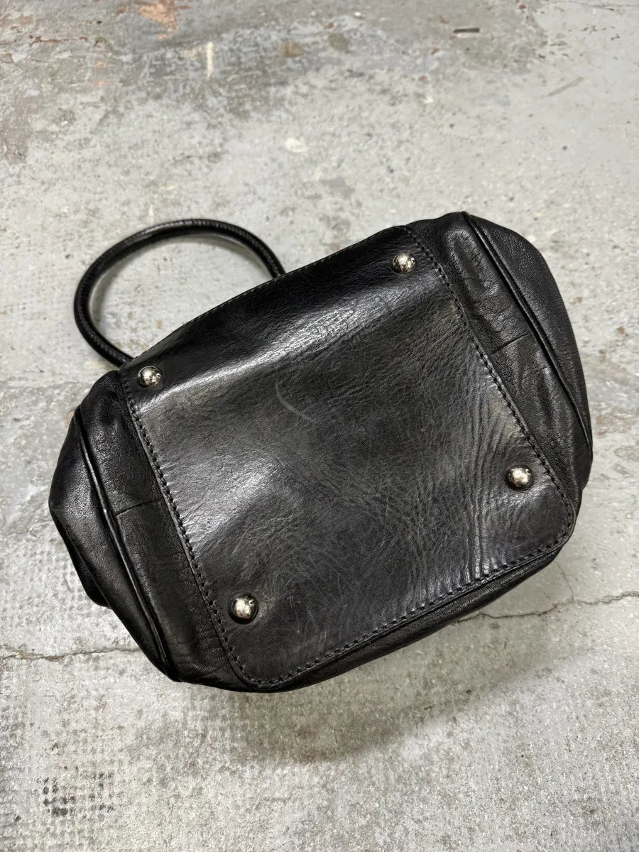 2010s Dolce & Gabbana Black Lily Multi Zips Leather Bag CRvlcKl 11