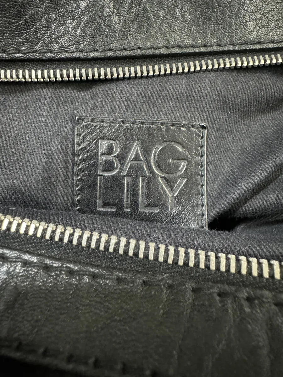 2010s Dolce & Gabbana Black Lily Multi Zips Leather Bag CRvlcKl 5