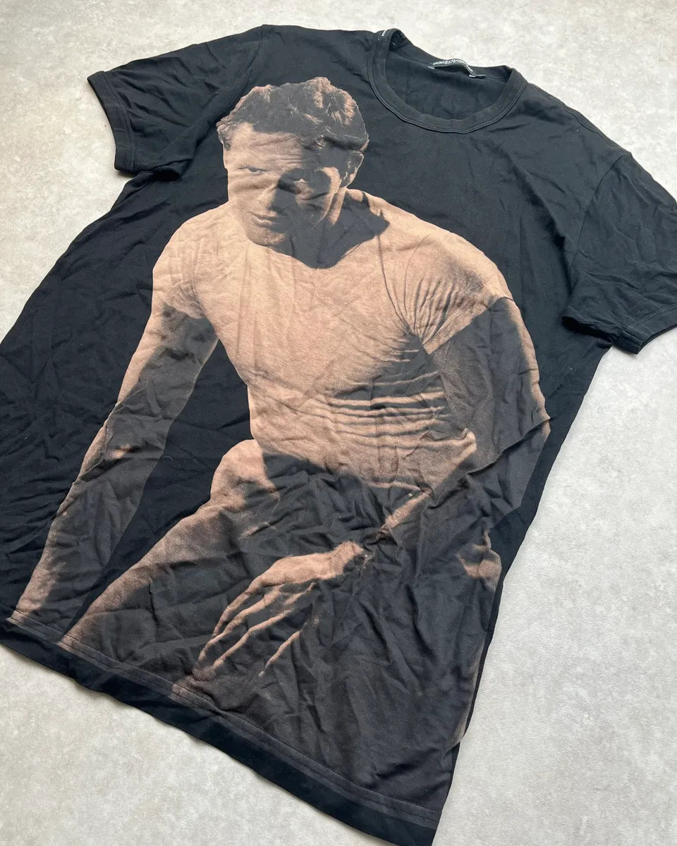 2010s Dolce & Gabbana Black Marlon Brando T-Shirt SwrqrVW 3