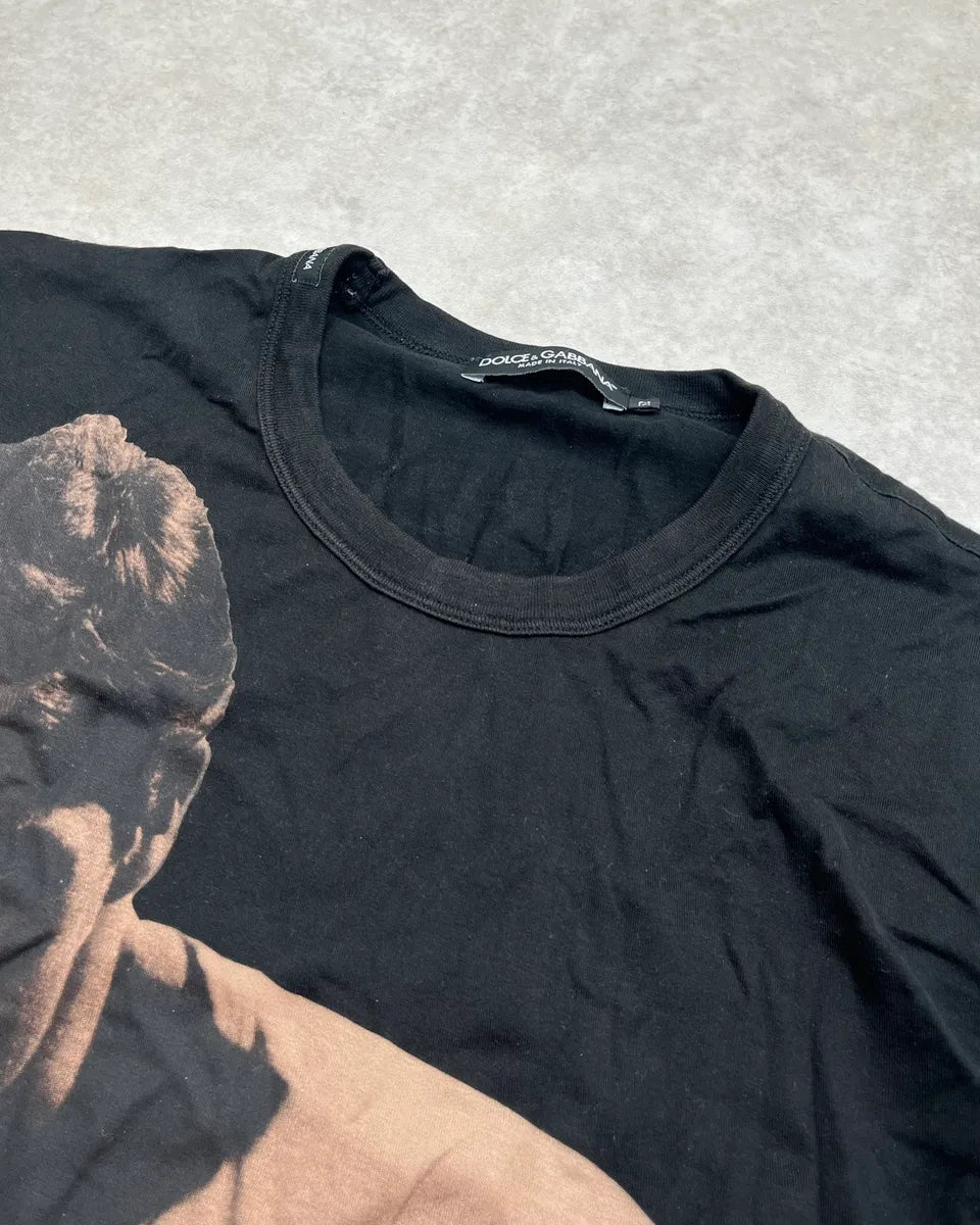 2010s Dolce & Gabbana Black Marlon Brando T-Shirt SwrqrVW 4