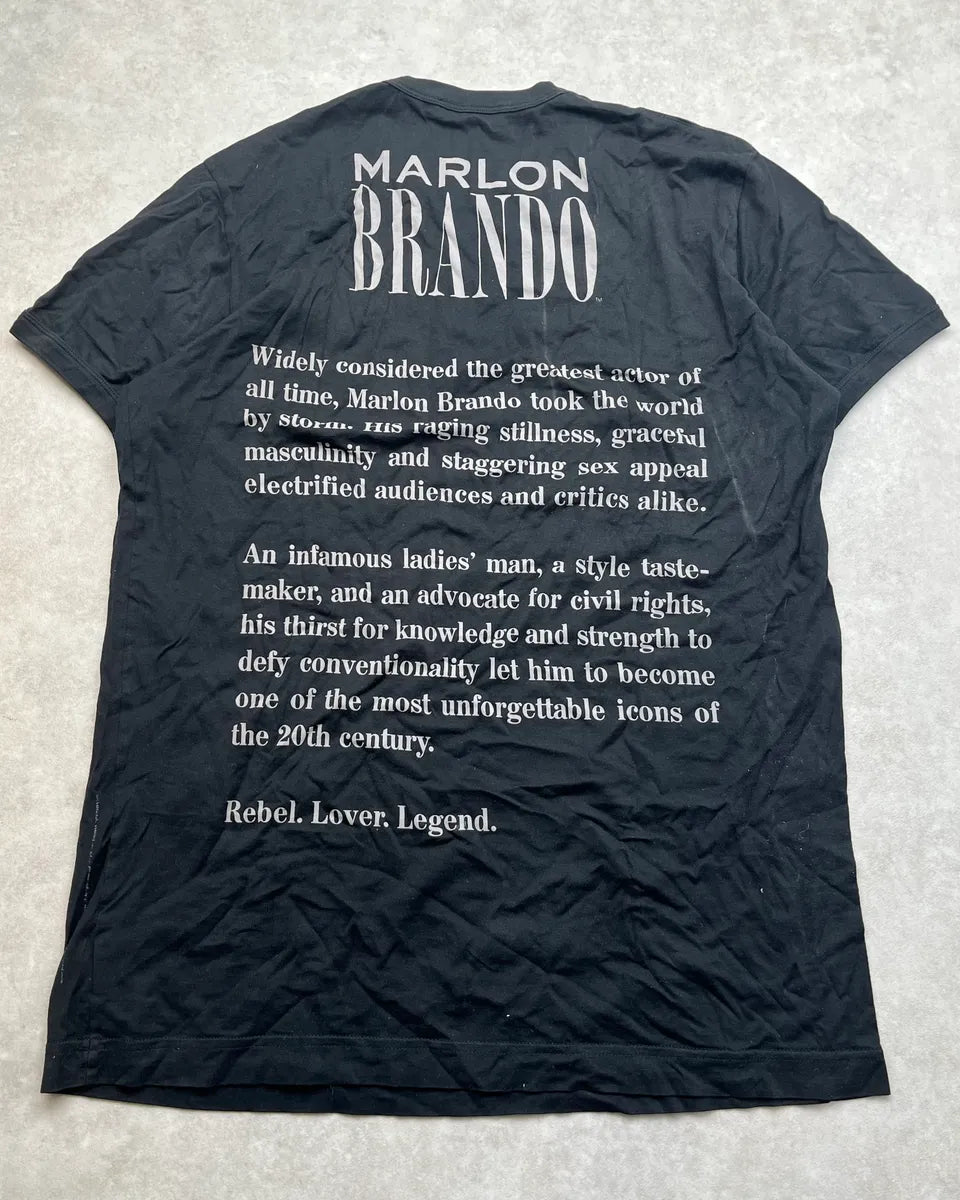 2010s Dolce & Gabbana Black Marlon Brando T-Shirt SwrqrVW 7