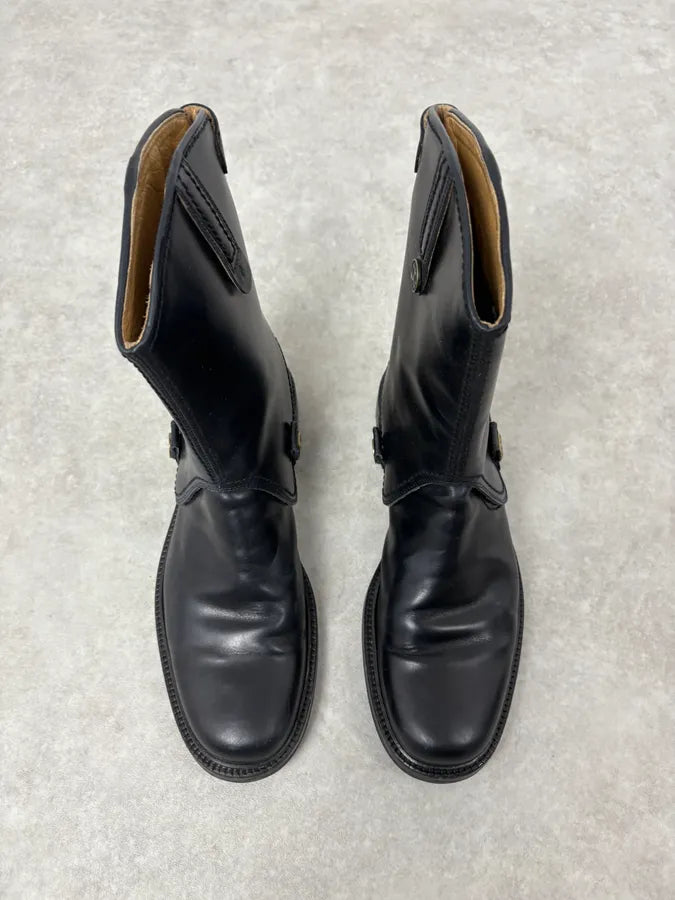 2010s Dolce & Gabbana Black Premium Leather Boots fTFmBRA 1