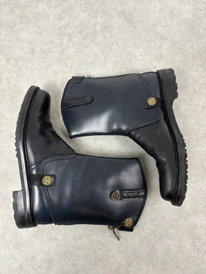 2010s Dolce & Gabbana Black Premium Leather Boots fTFmBRA 3