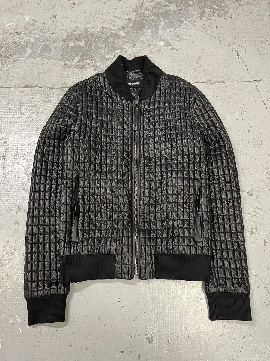 2010s Dolce & Gabbana Black Quilted Light Jacket dBTPZvk 0