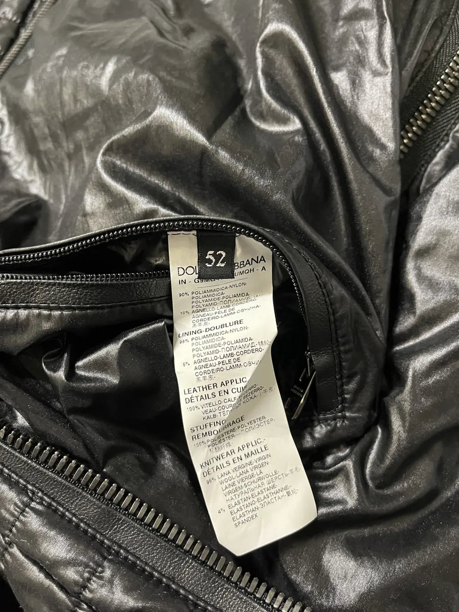2010s Dolce & Gabbana Black Quilted Light Jacket dBTPZvk 8