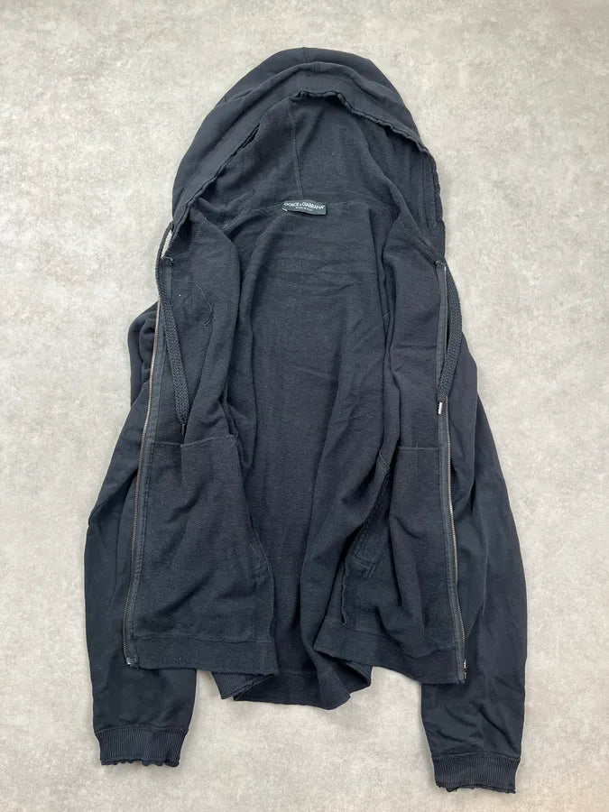 2010s Dolce & Gabbana Black Zip-up Hoodie ybKCvls 3