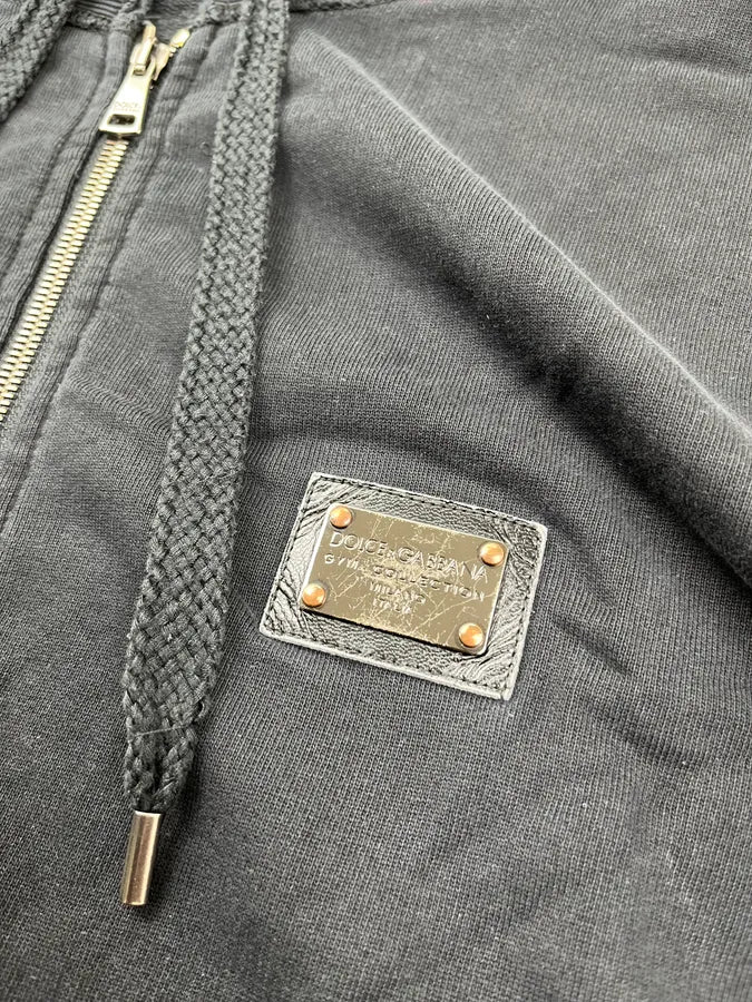 2010s Dolce & Gabbana Black Zip-up Hoodie ybKCvls 9