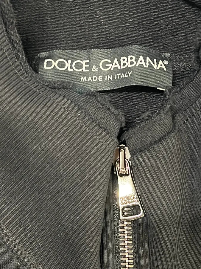 2010s Dolce & Gabbana Black Zip-up Sweater AQsVFuV 9