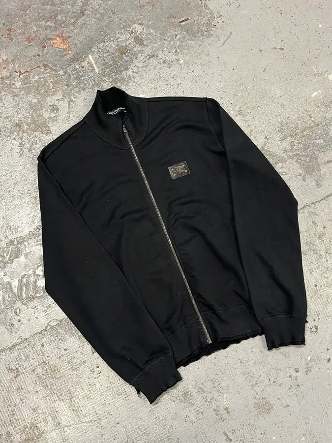2010s Dolce & Gabbana Black Zip-up Sweater AQsVFuV 3