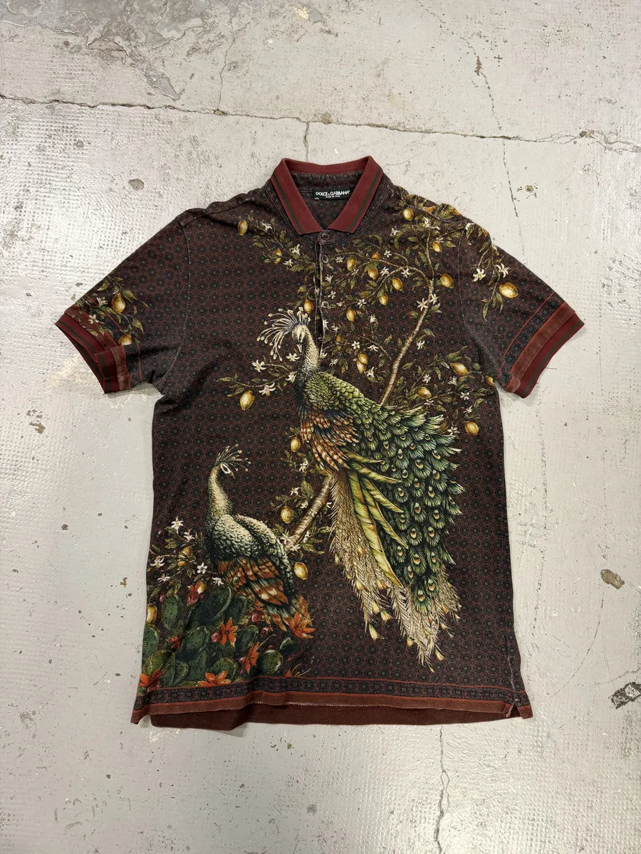 2010s Dolce & Gabbana Bordeaux Contemporary Polo Shirt UKujmAn 0
