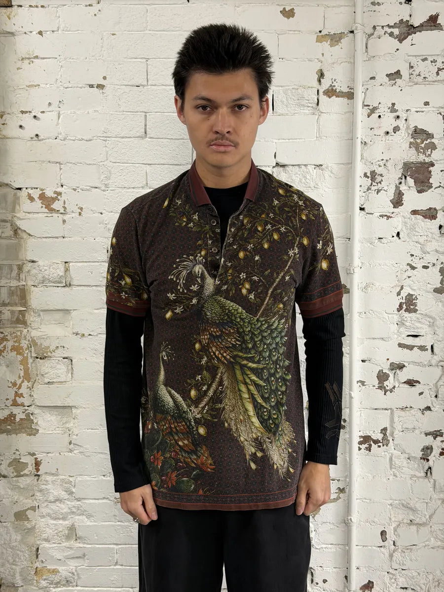 2010s Dolce & Gabbana Bordeaux Contemporary Polo Shirt UKujmAn 1