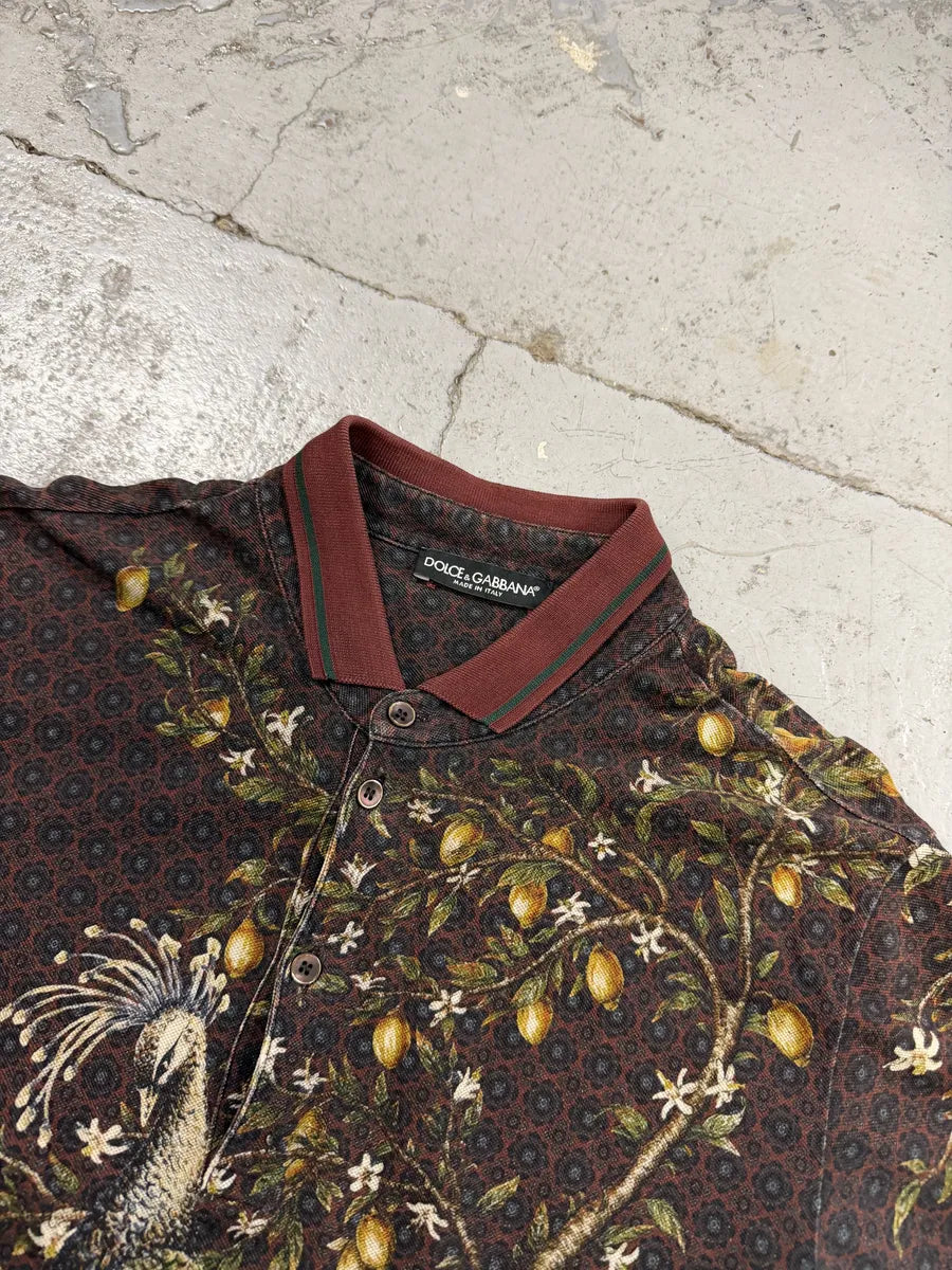 2010s Dolce & Gabbana Bordeaux Contemporary Polo Shirt UKujmAn 6