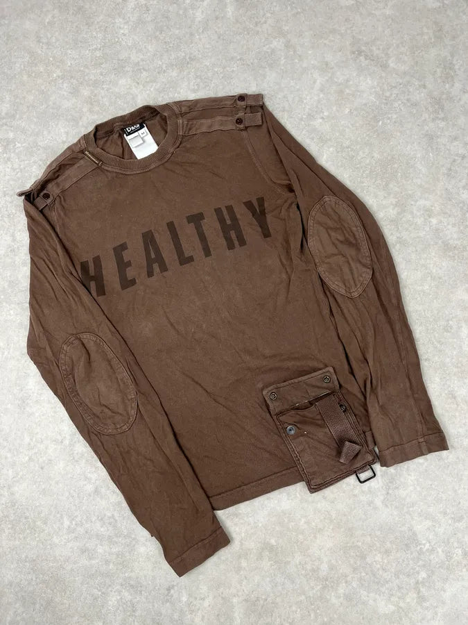 SS2003 Dolce & Gabbana Brown Combat Utility Longsleeve ywoUVlb 4