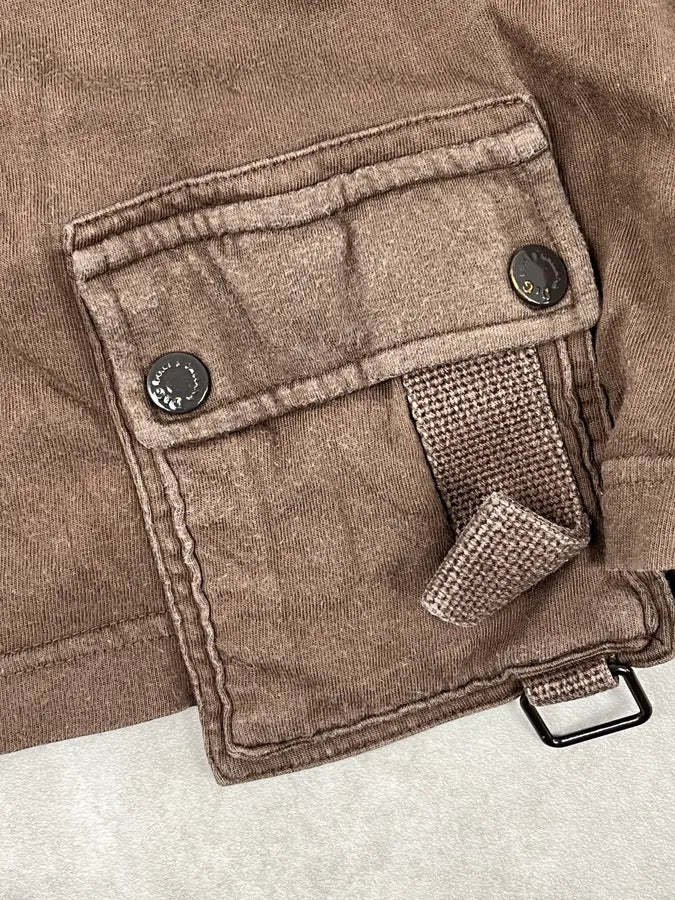 SS2003 Dolce & Gabbana Brown Combat Utility Longsleeve ywoUVlb 8