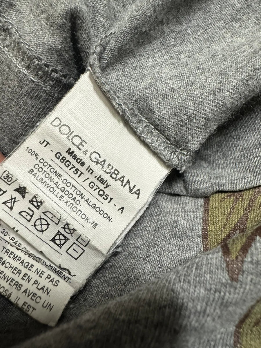 2010s Dolce & Gabbana Catholic Grey Distressed Longsleeves RiYJTib 7