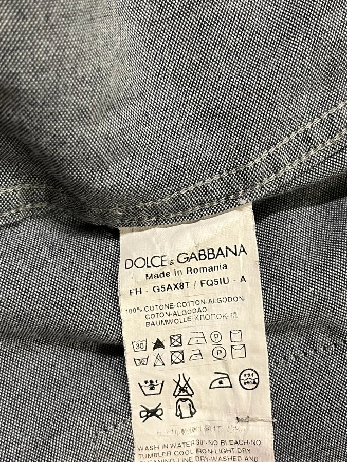 2010s Dolce & Gabbana Checkered Grey Shirt ewrFaIC 11