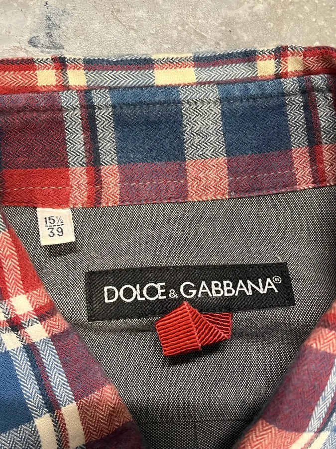 2010s Dolce & Gabbana Checkered Grey Shirt ewrFaIC 10
