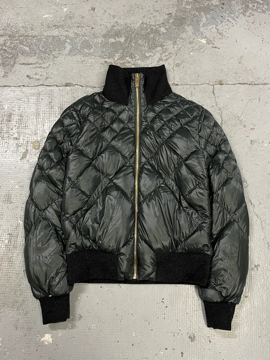 2010s Dolce & Gabbana Dark Green Extra Puffer Jacket ksQbDuP 0