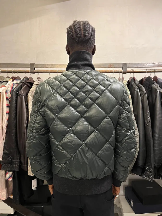 2010s Dolce & Gabbana Dark Green Extra Puffer Jacket ksQbDuP 3