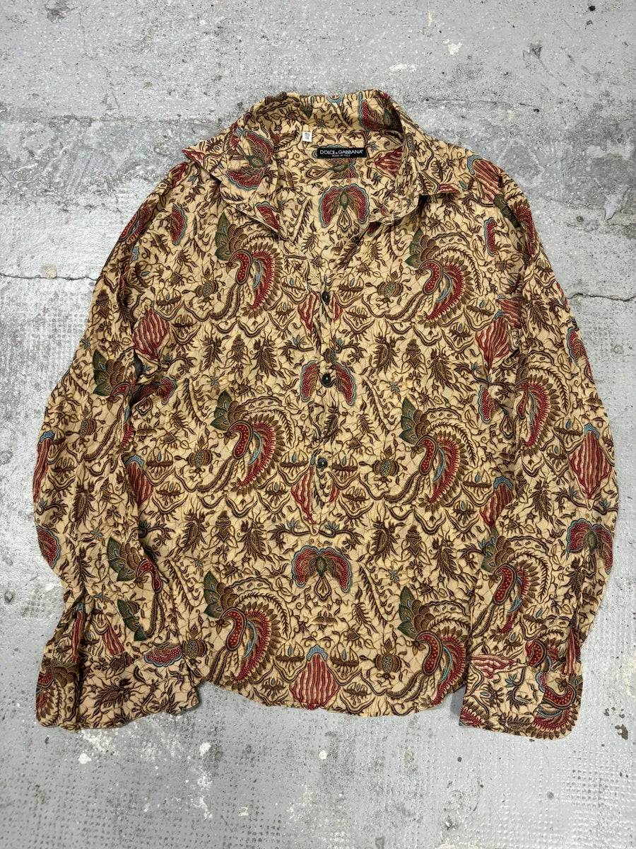 2010s Dolce & Gabbana Dragon World Evasive Henley Shirt mMdqLeT 0