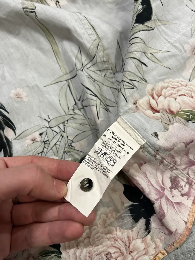 2010s Dolce & Gabbana Floral Print Fantasy Shirt UkLSlBV 10