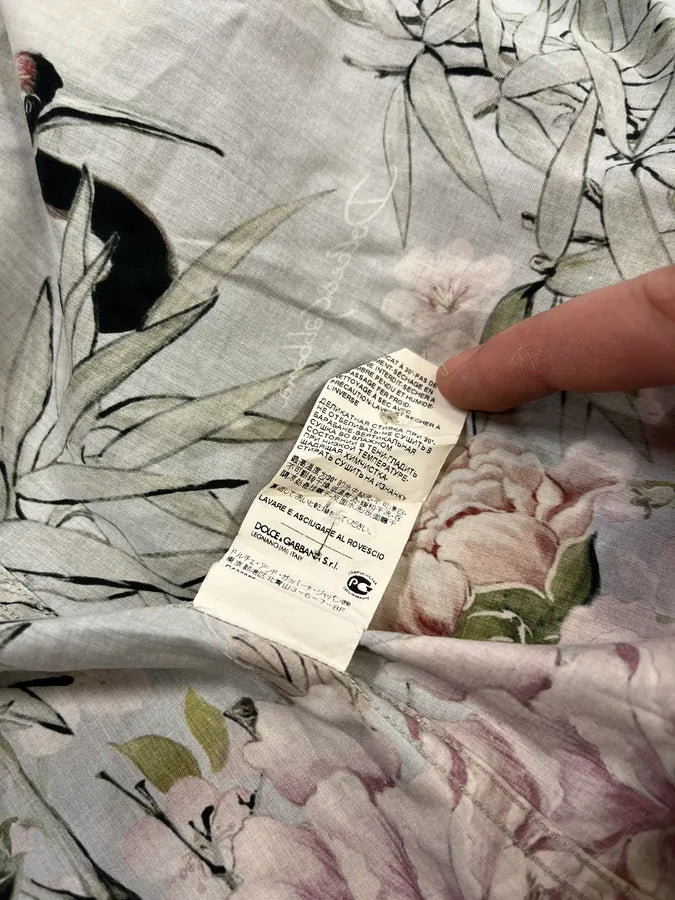 2010s Dolce & Gabbana Floral Print Fantasy Shirt UkLSlBV 11