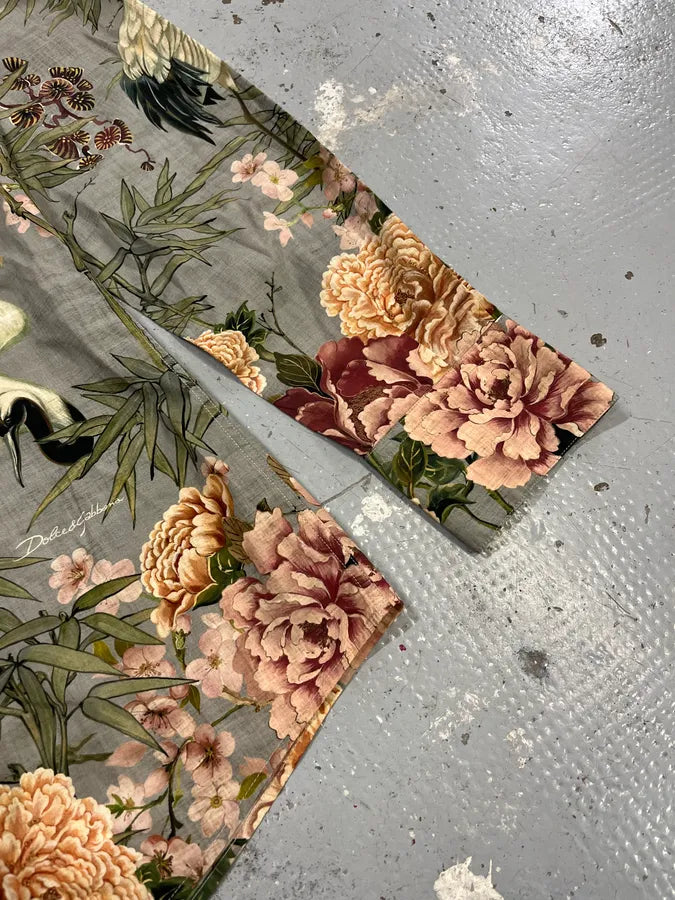 2010s Dolce & Gabbana Floral Print Fantasy Shirt UkLSlBV 5