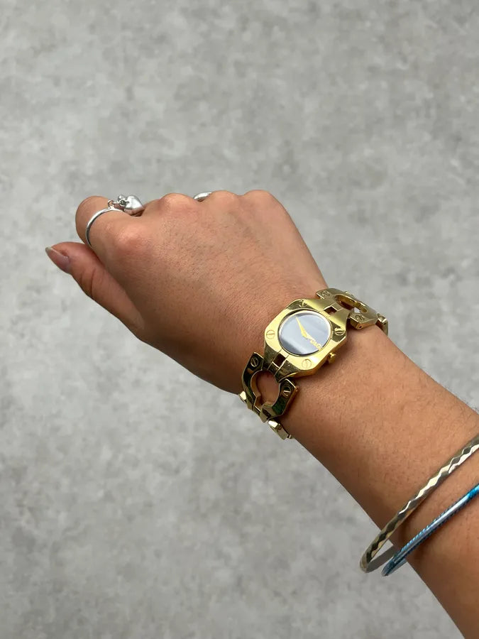 2010s Dolce & Gabbana Gold Metal Link Watch xiZJeWH 0
