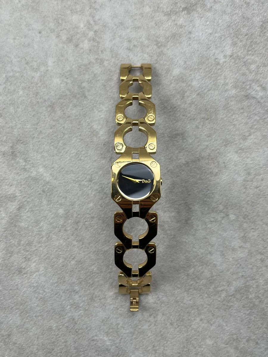 2010s Dolce & Gabbana Gold Metal Link Watch xiZJeWH 3