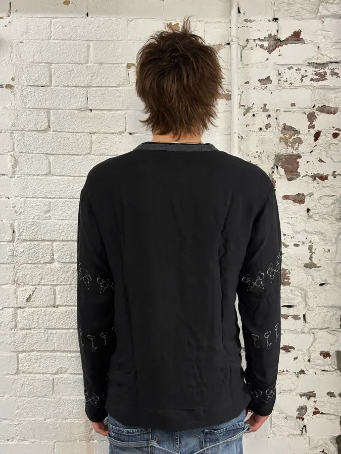 2010s Dolce & Gabbana Gothic Cathedral Layered Black Sweater LbIhaDi 2