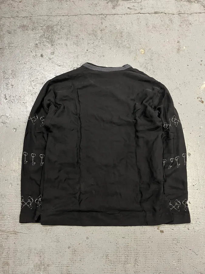 2010s Dolce & Gabbana Gothic Cathedral Layered Black Sweater LbIhaDi 6